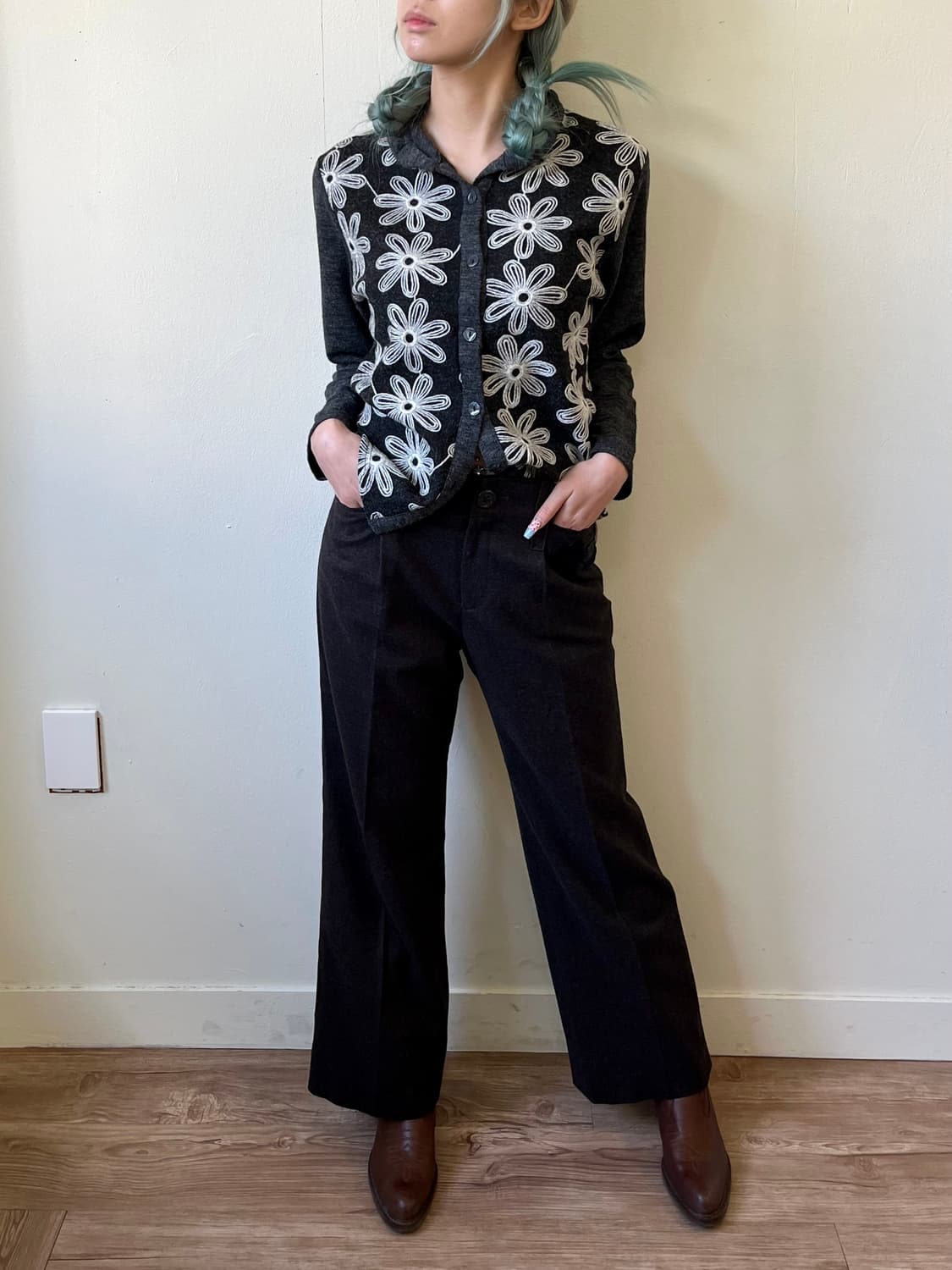 SONIA RYKIEL 플라워 슬랙스 상품이미지4