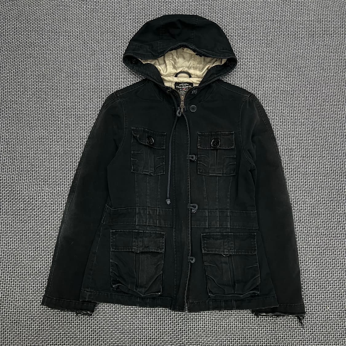 폴로진스 블랙 야상 상품이미지1