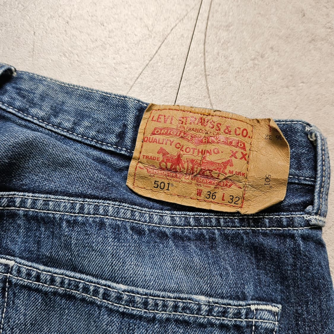 리바이스 501 기무라타쿠야 언버튼 36 상품이미지7