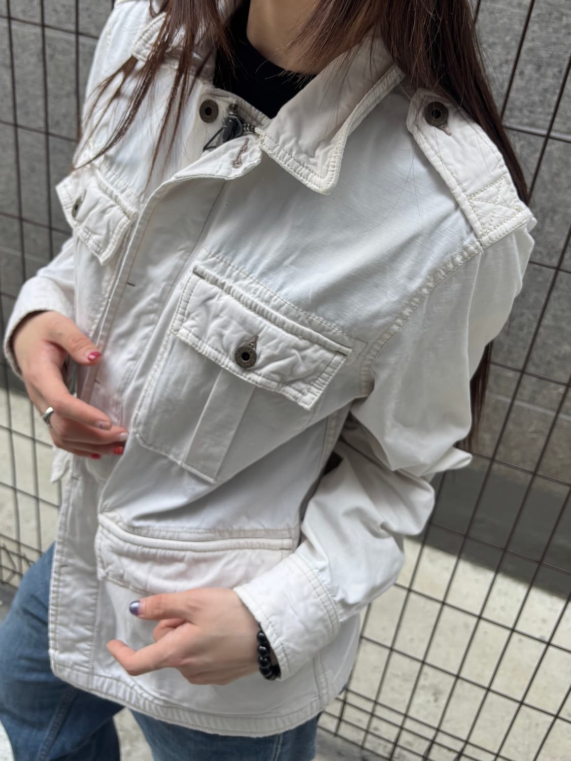 폴로진스 화이트 필드자켓 상품이미지3