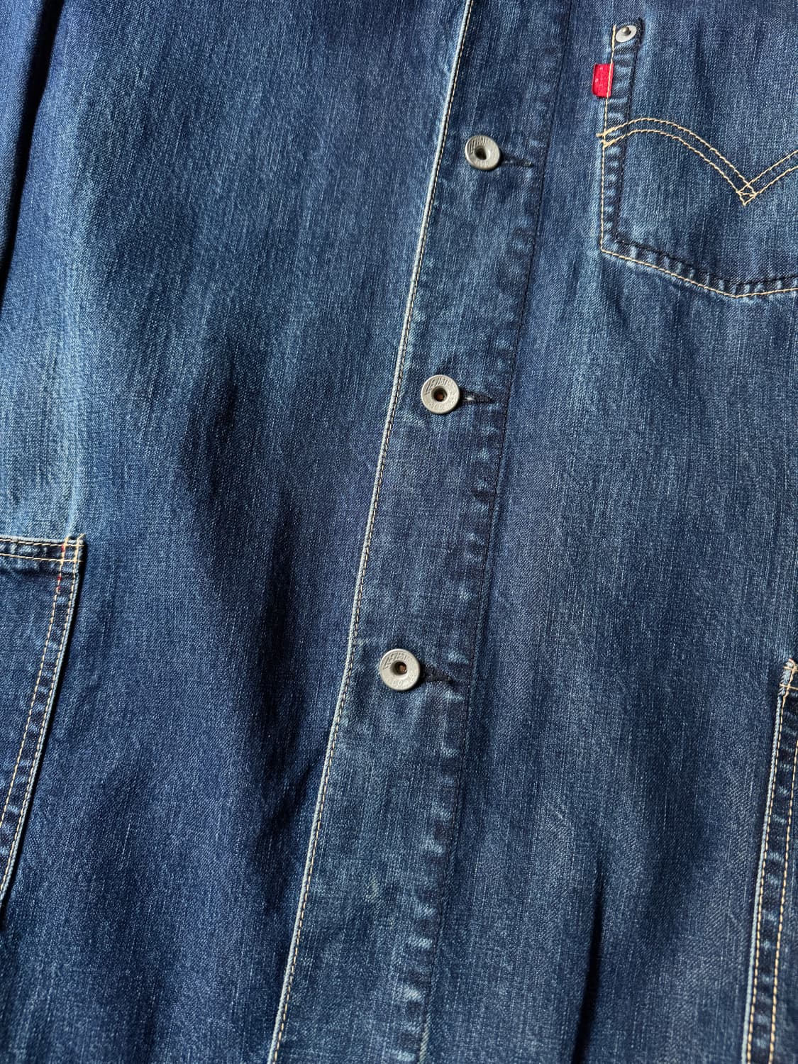 [L]리바이스 70740 빈티지 워싱 데님 커버올 자켓 상품이미지4