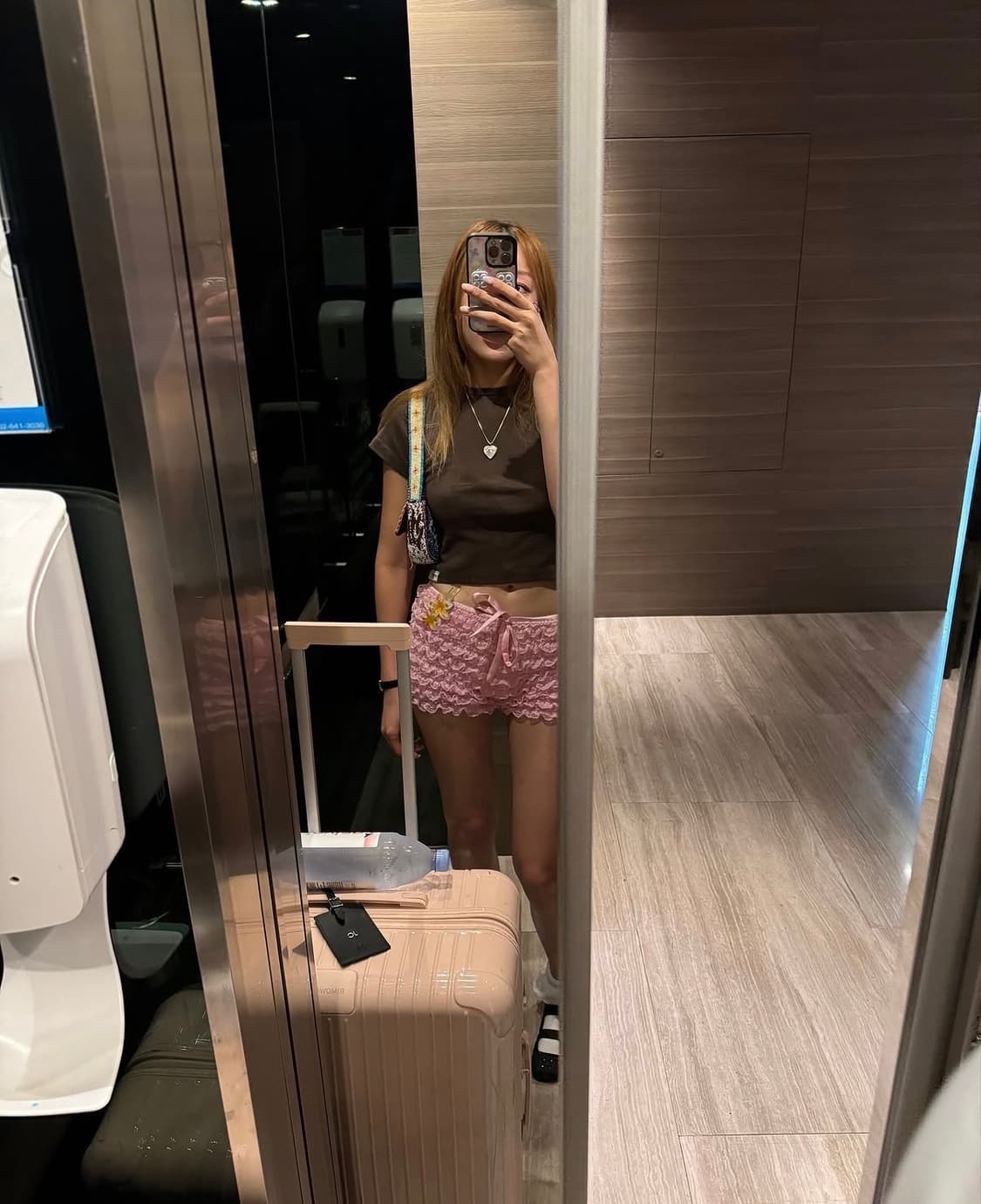 글로니(Glowny) G BABY TEE 베이비 티 초코 브라운 s 상품이미지3