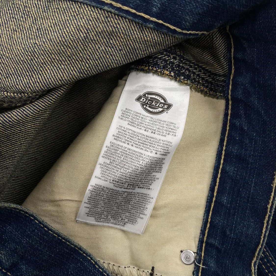 디키즈 로고 패치 포켓 카펜터 데님 진(30) 상품이미지9