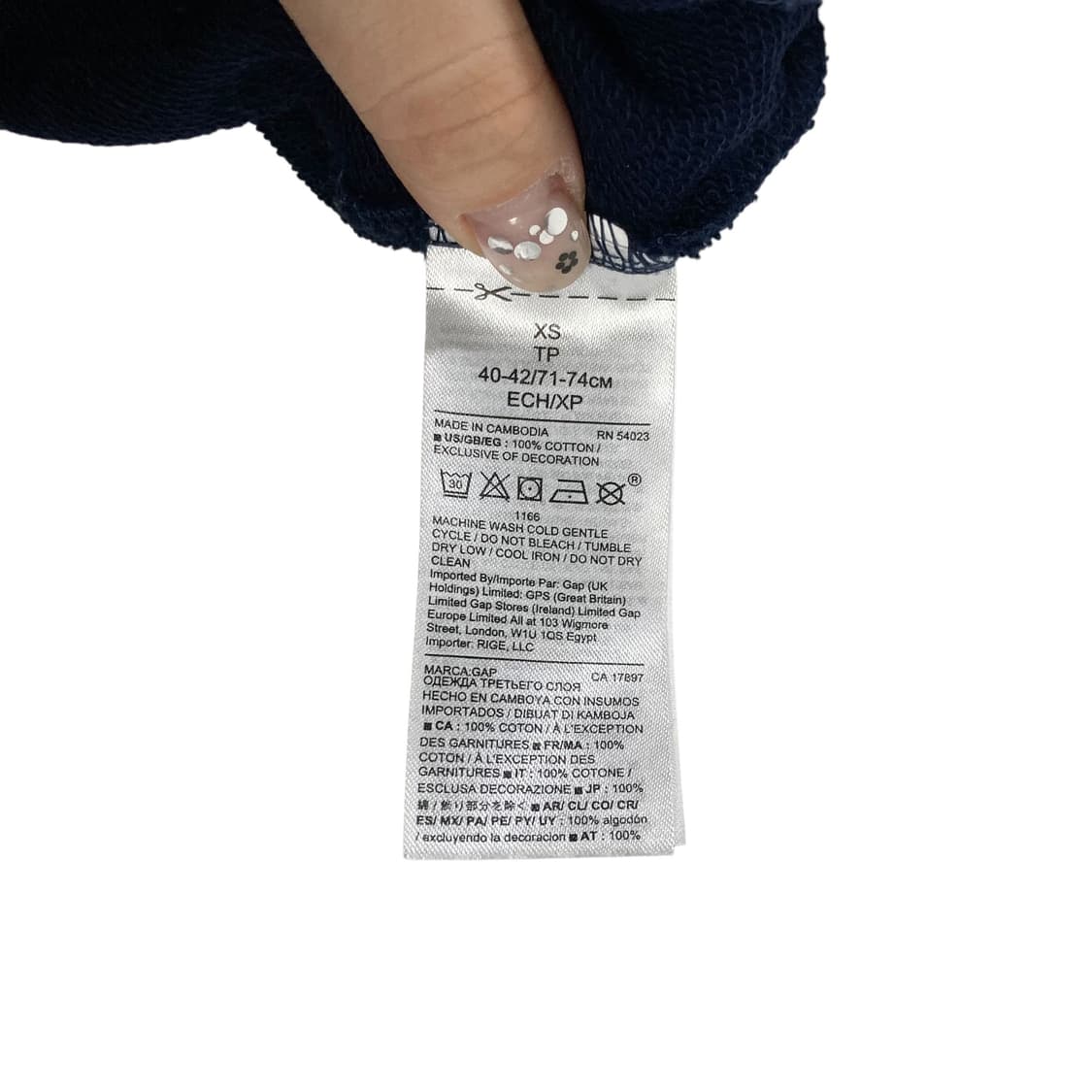 GAP 빅로고 후드 상품이미지4