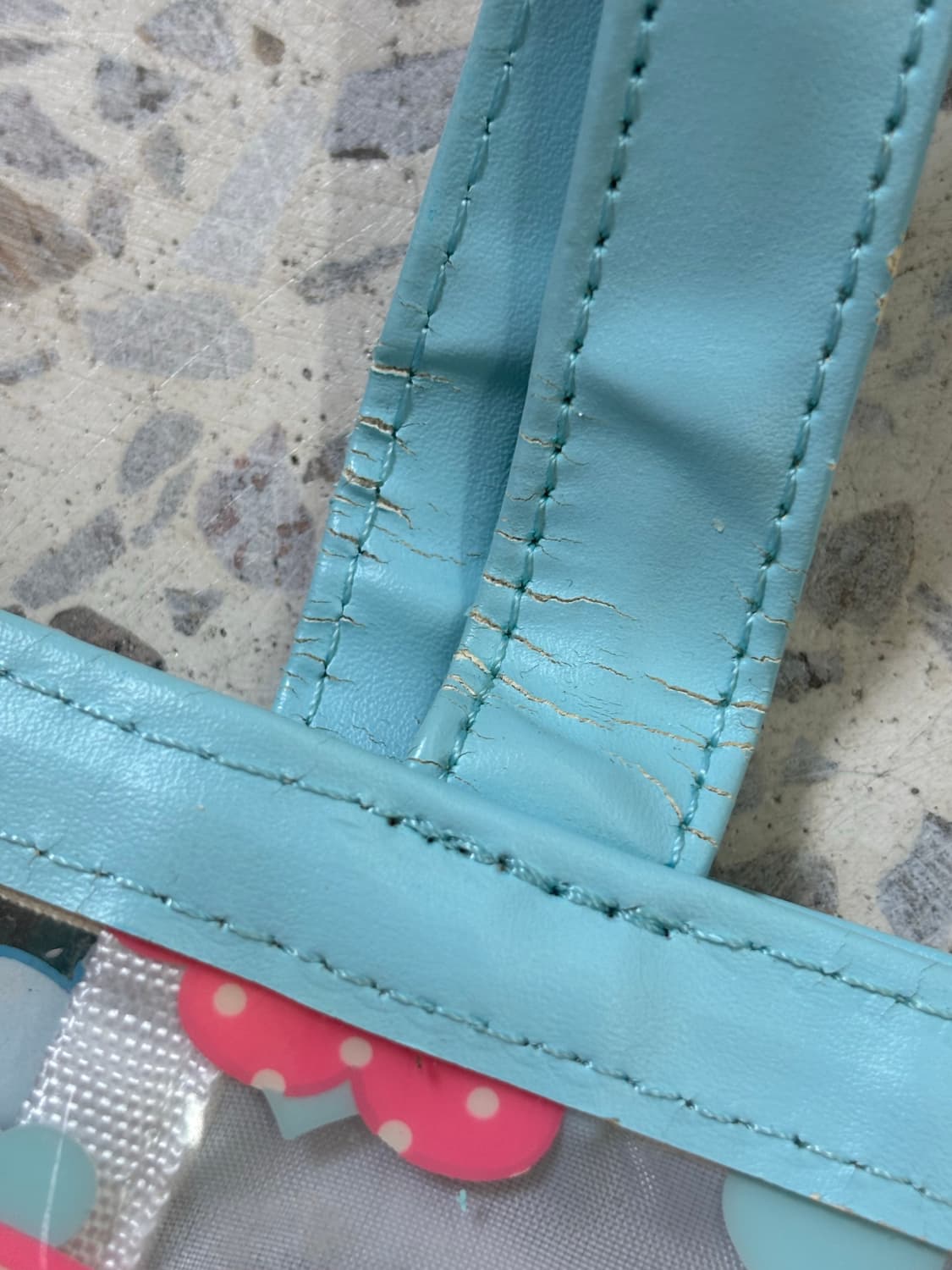 Vintage Hello Kitty Sky Blue Clear Tote  상품이미지5