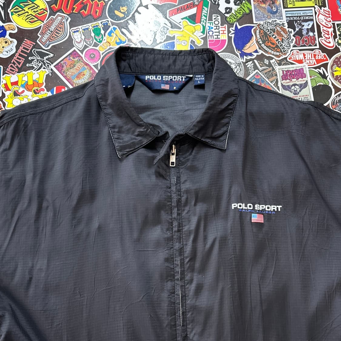 90s 폴로 스포츠 나일론 스윙탑 자켓 L 상품이미지3