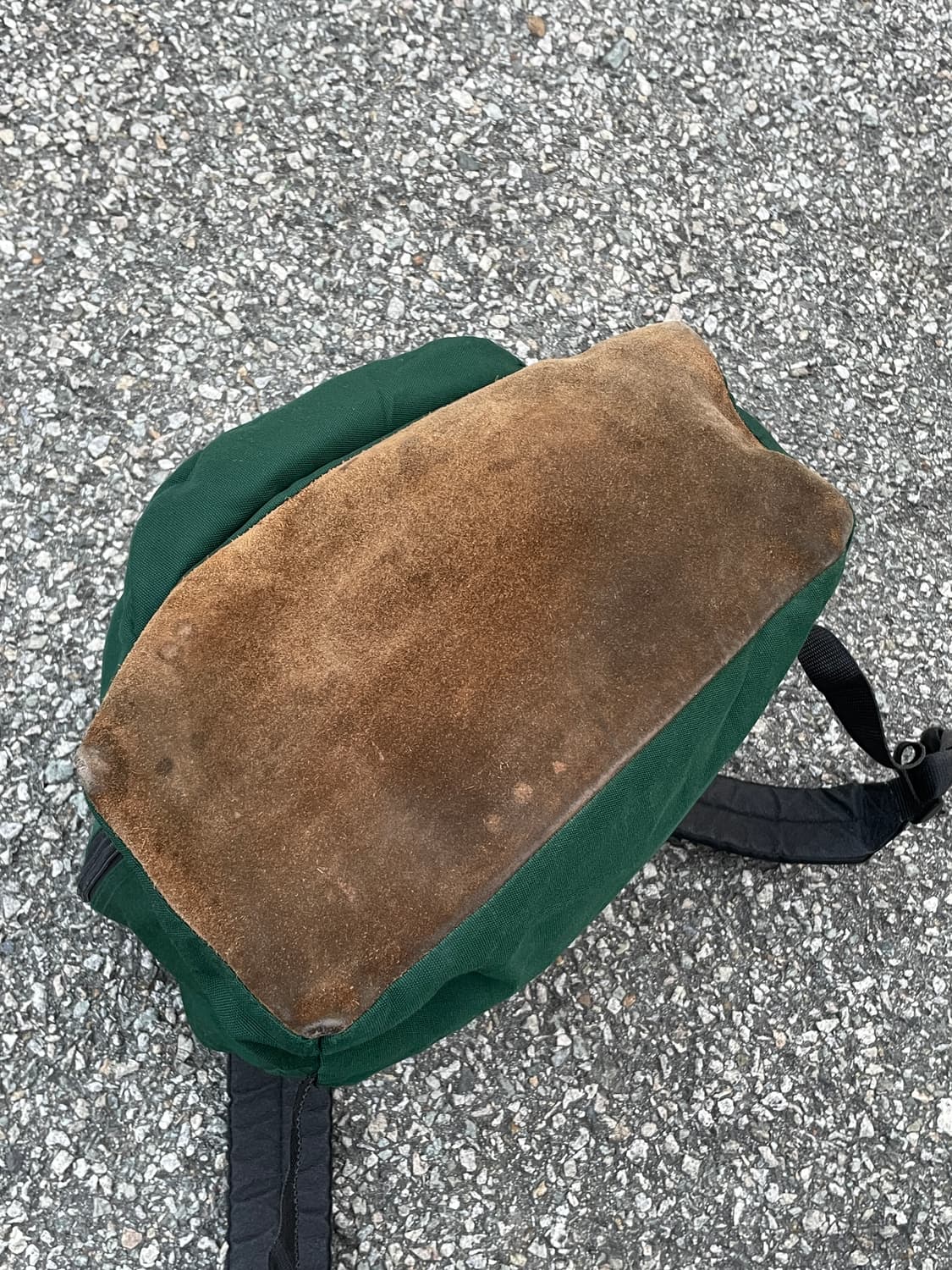 90s Eastpak Leater Bottom Backapack 상품이미지5