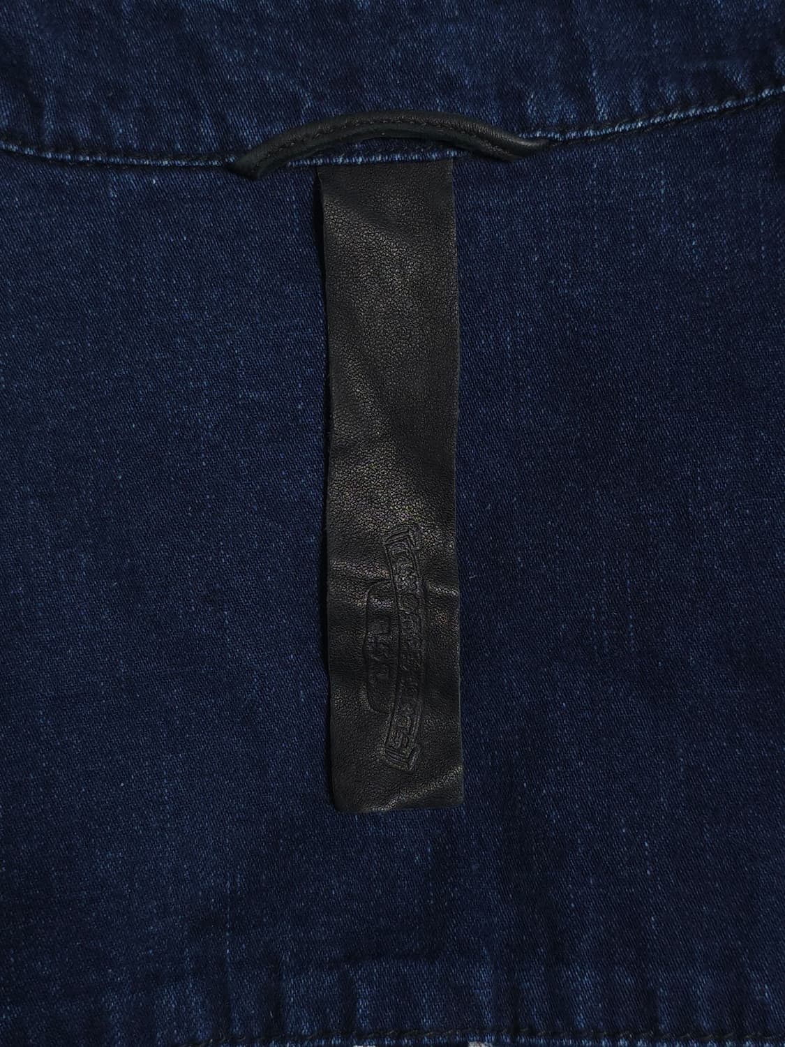 [XL] 크롬하츠 레더패치 데님 셔츠 자켓 상품이미지6