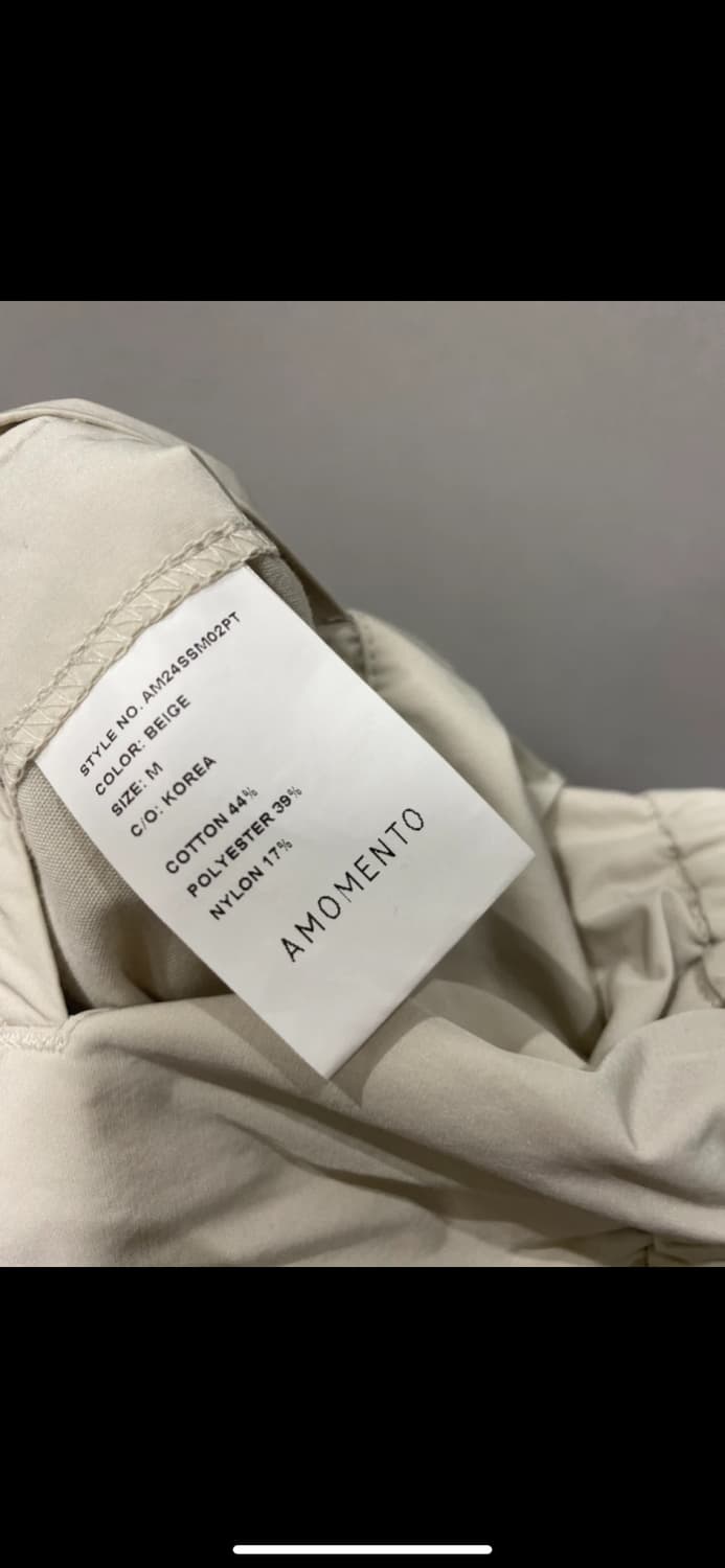 아모멘토 투턱 반바지 상품이미지3