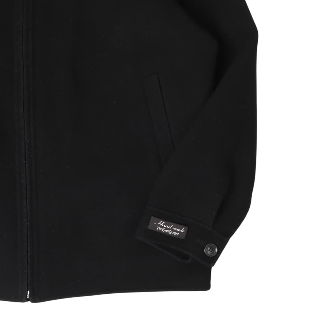 입생로랑 핸드메이드 울 블루종 자켓 상품이미지4