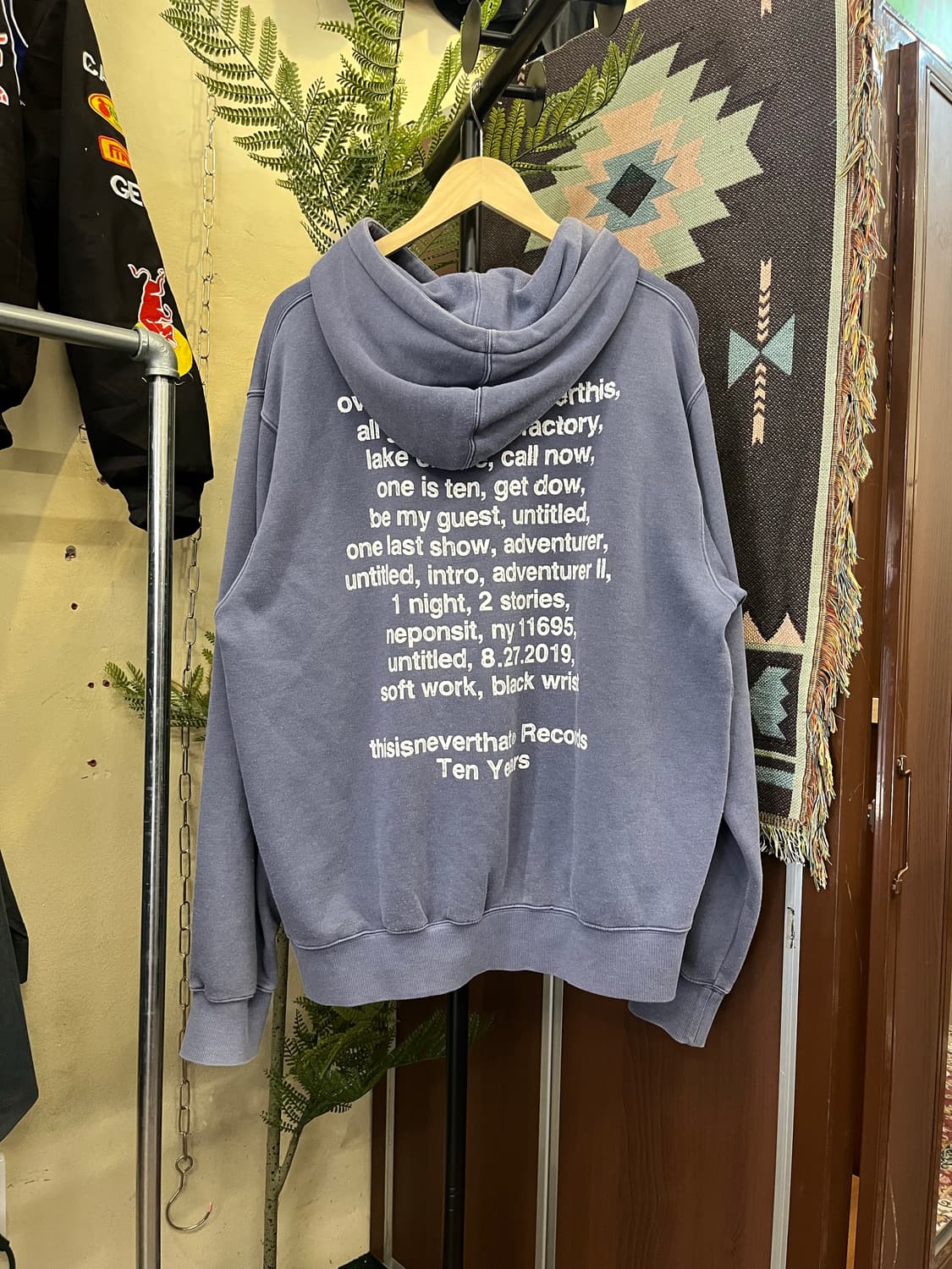 디스이즈네버댓 Ten Years Records 후드티 #csz746 상품이미지2