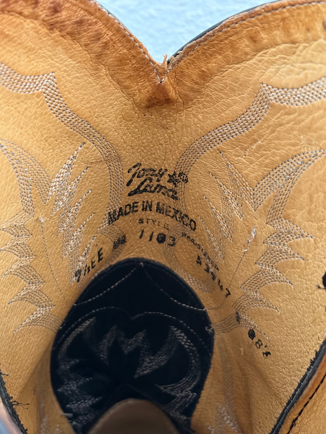 Tony Lama 토니라마 웨스턴 부츠 270-275 상품이미지5