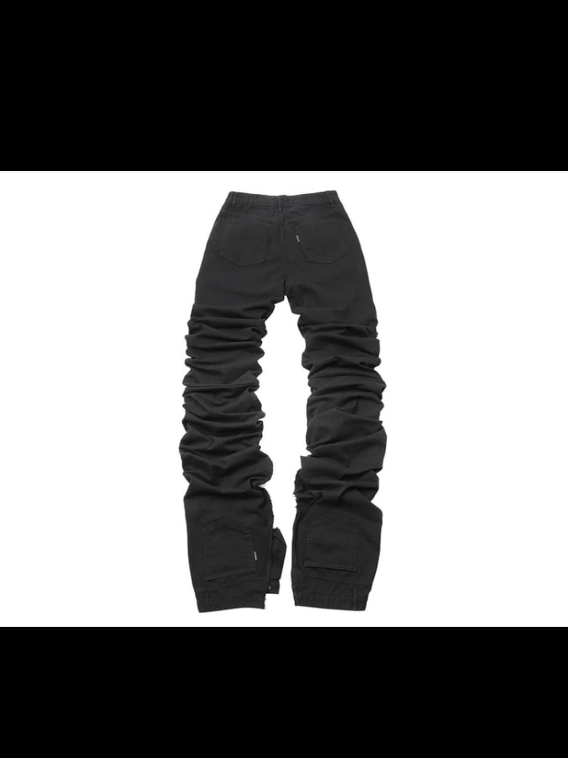 써저리 2m 곱창 데님팬츠 블랙 S 상품이미지2