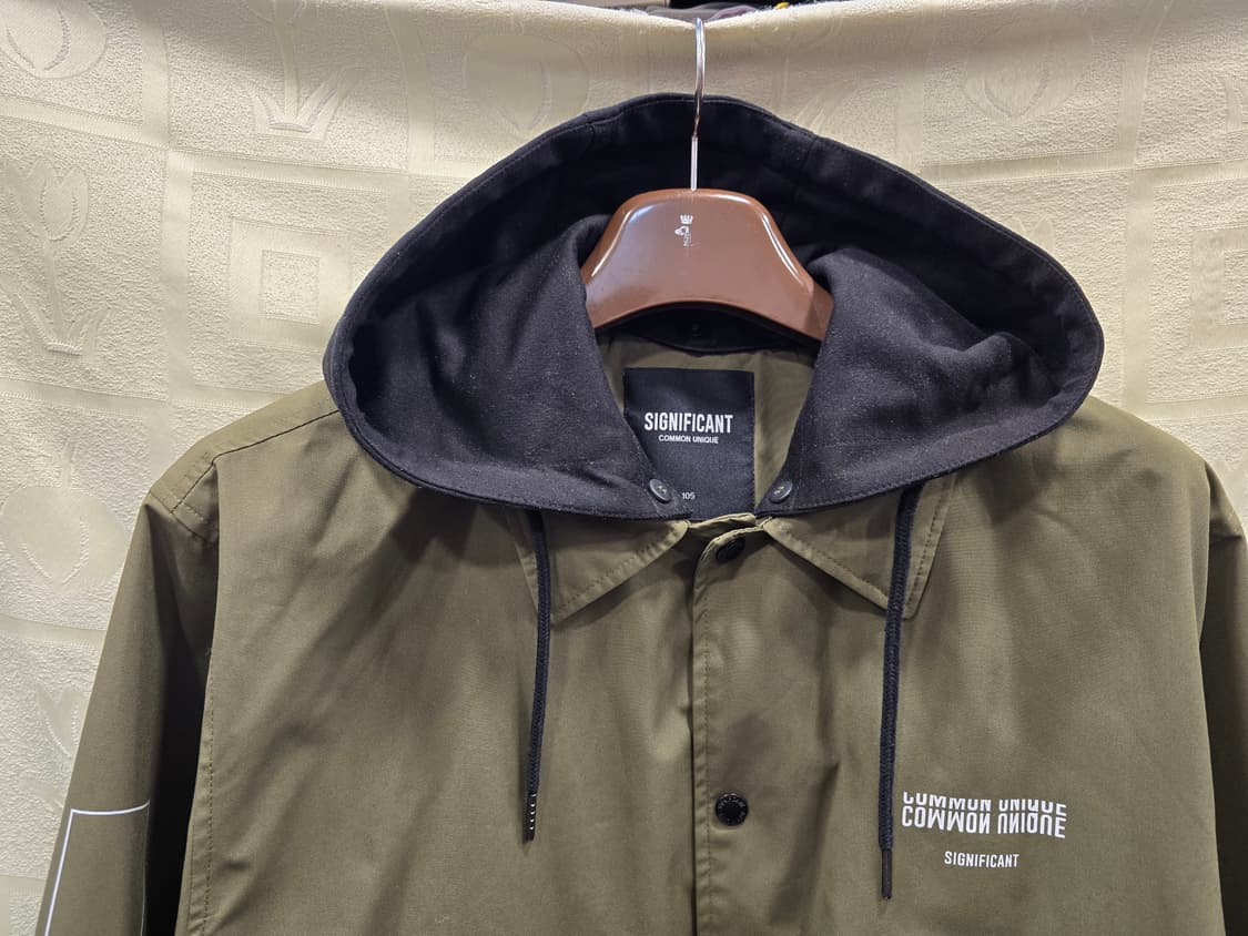 시그니피컨트 후드 코치 자켓 105 카키 상품이미지3