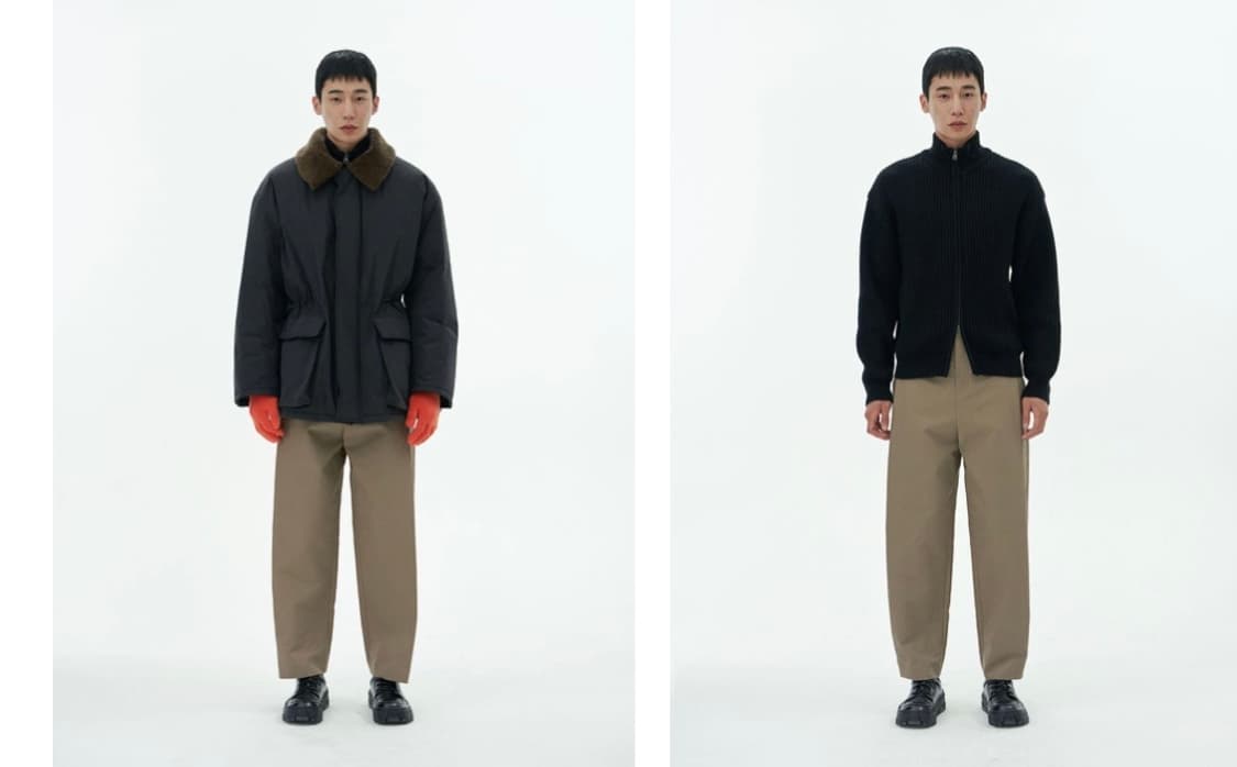[AMOMENTO] MENS Snap Garconne Pants(카키) 상품이미지1