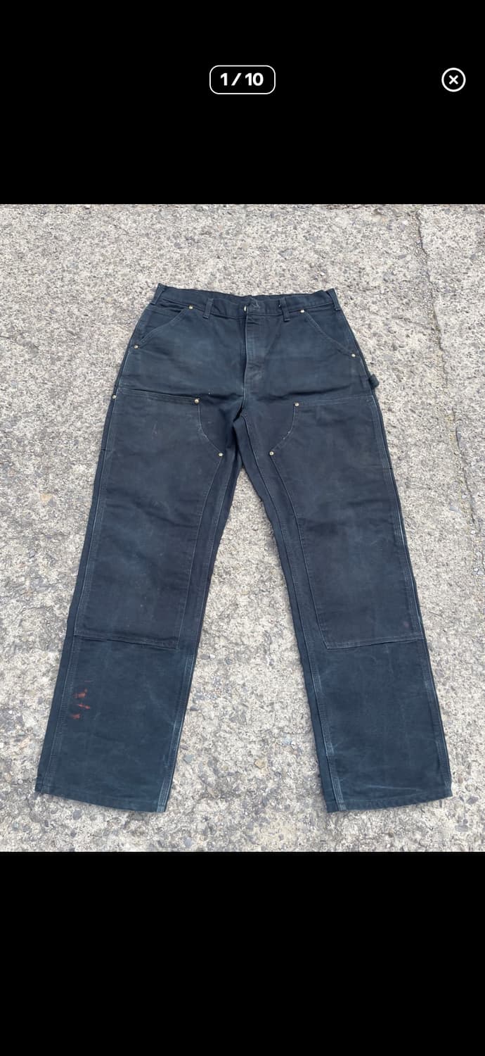 칼하트 더블니 b01 34사이즈 블랙 상품이미지1