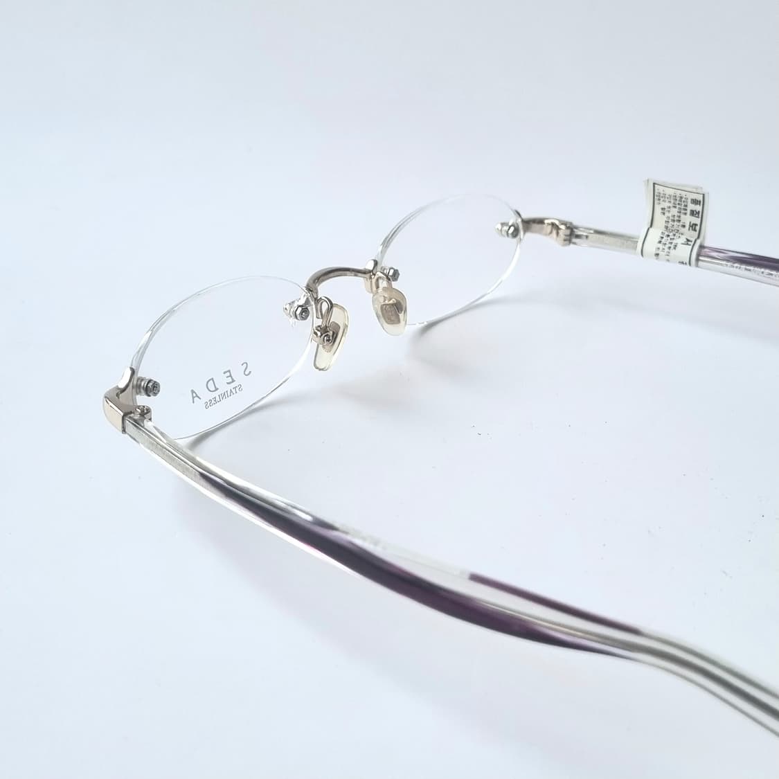 데드스탁 SEDA 일본산 초경량 스테인리스 무테 안경테 563 상품이미지4