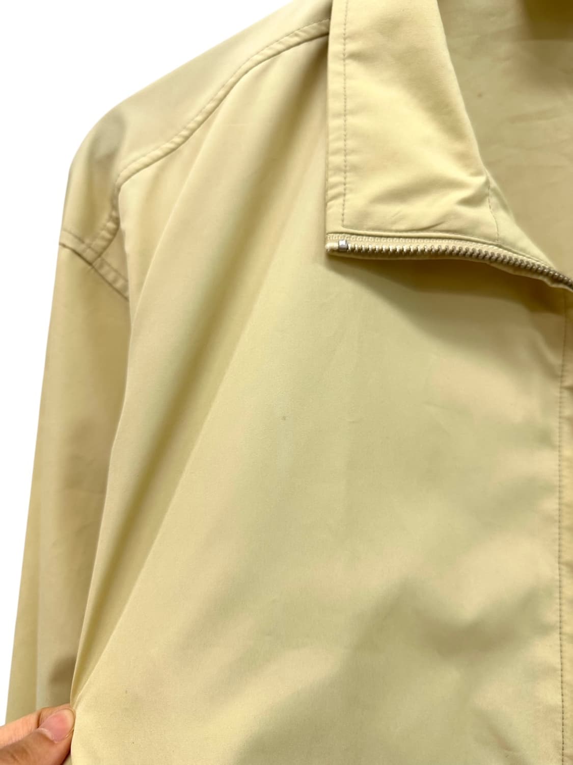  라코스테 나일론자켓 옐로우 (L~XL)  상품이미지3
