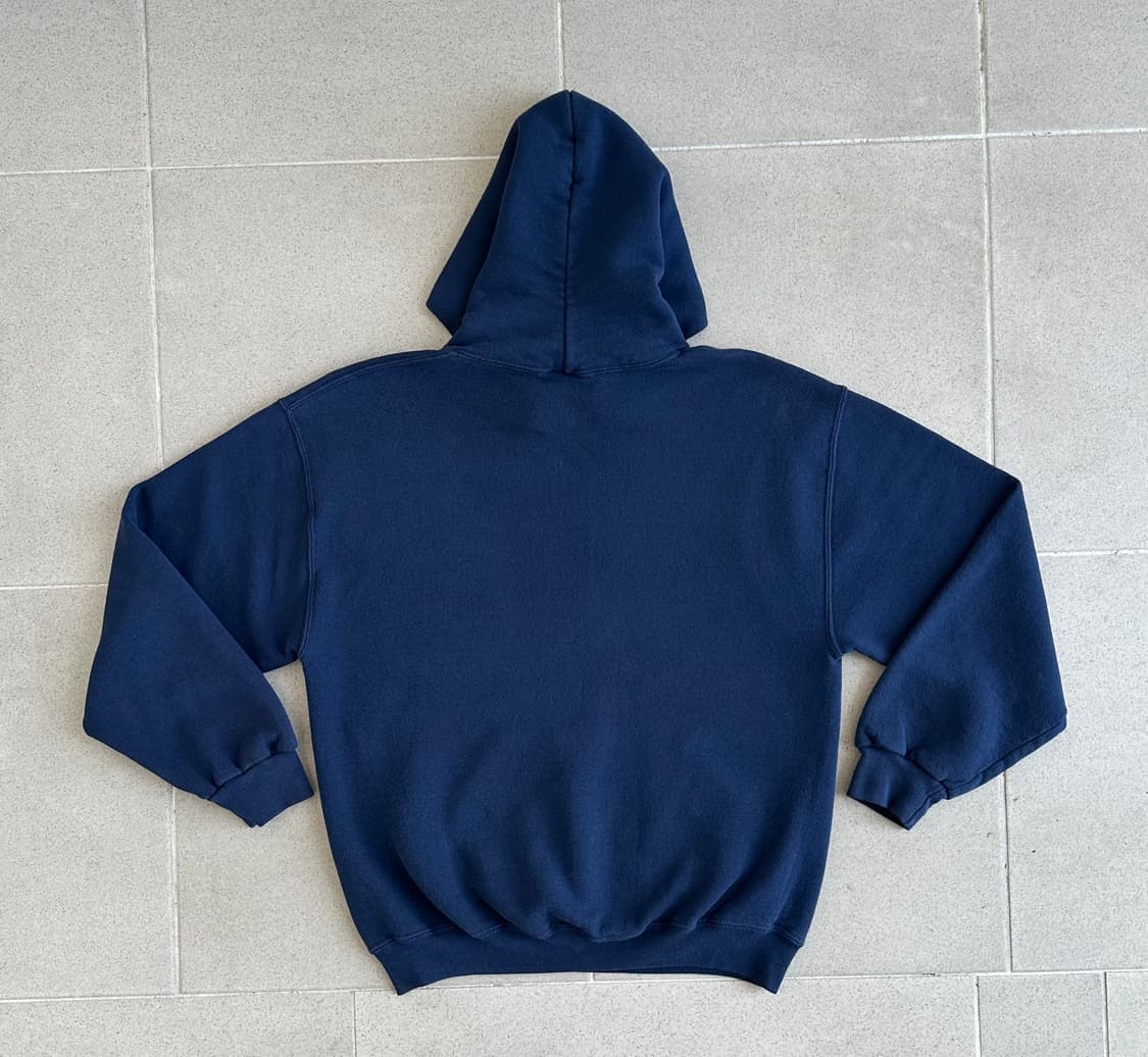 90s 빈티지 러셀 후드 네이비 M 상품이미지2