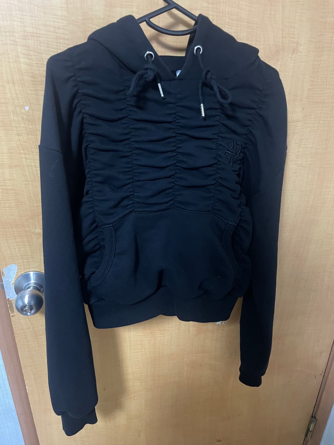 김미더영 셔링 후드집업 상품이미지1