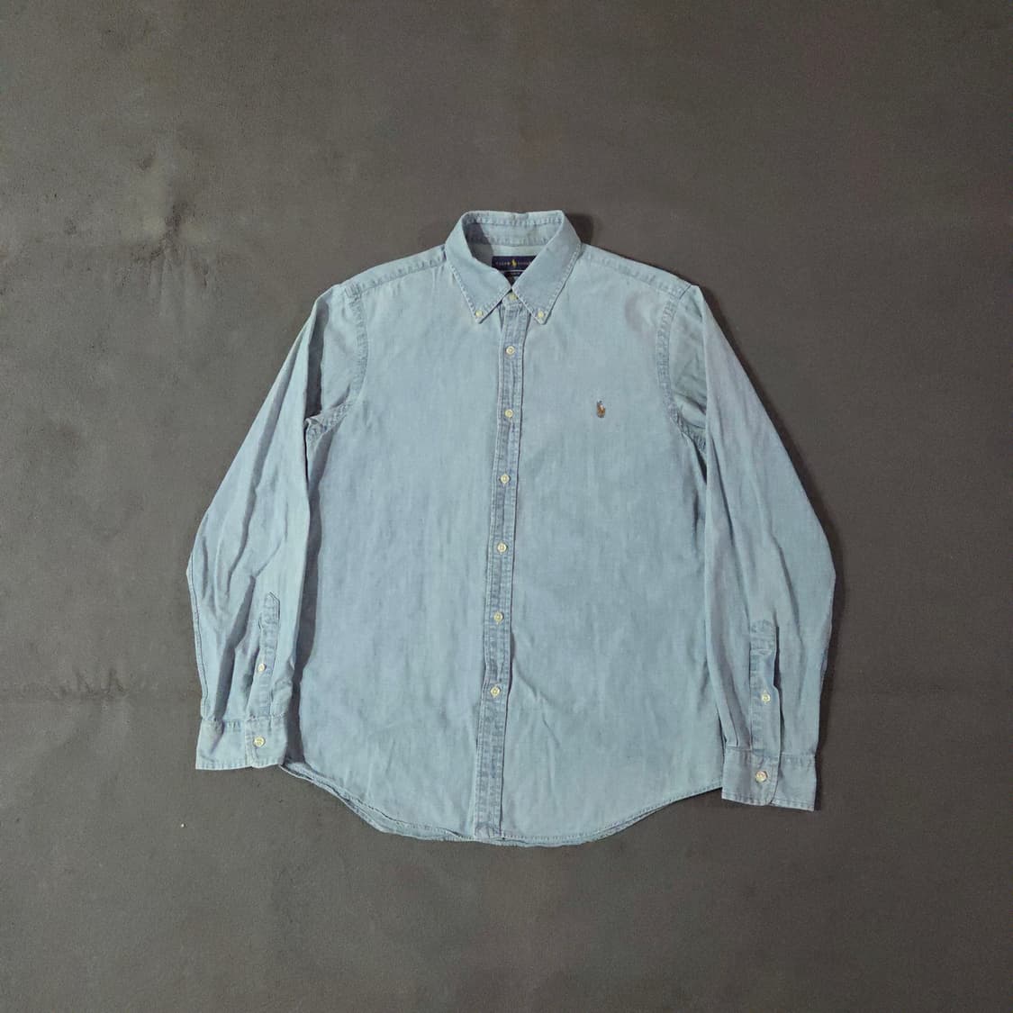 폴로 데님 셔츠 L 라이트블루 상품이미지2