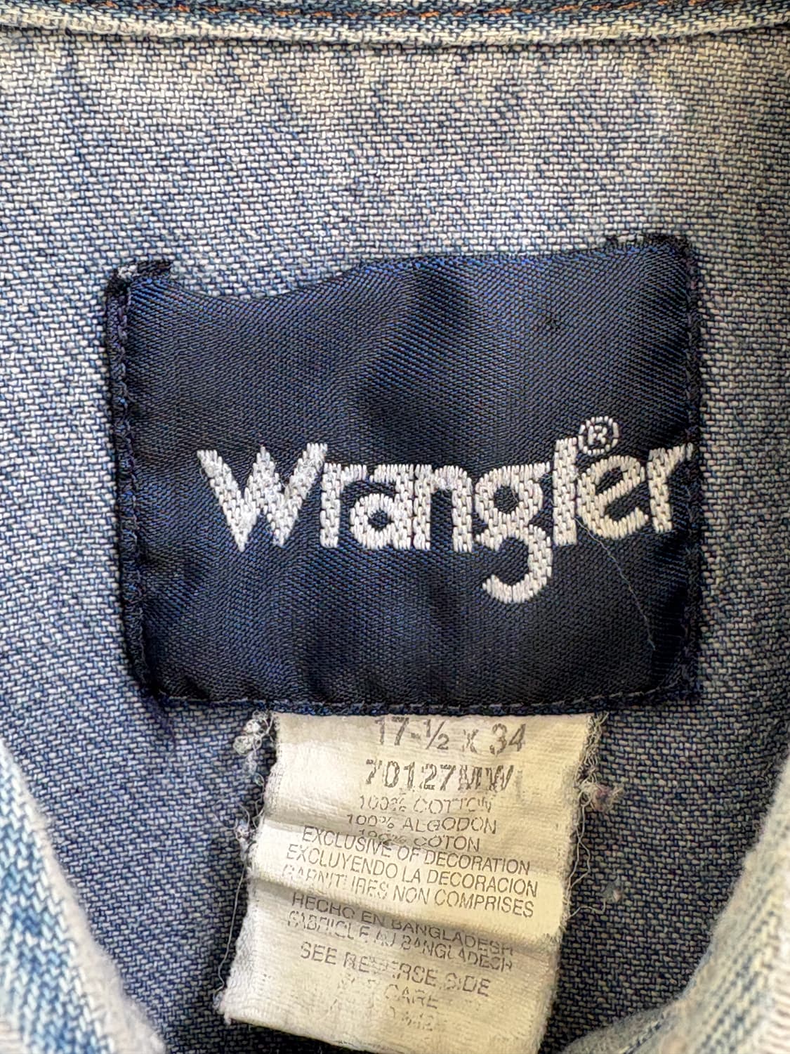 WRANGLER 데님셔츠 상품이미지6