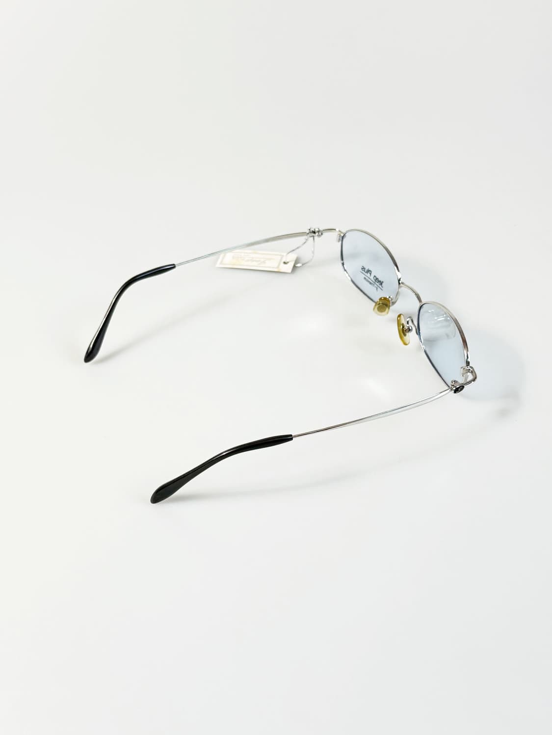 Jeep Plus 실버 티타늄 슬림 오벌 프레임 빈티지 틴트 안경 상품이미지4