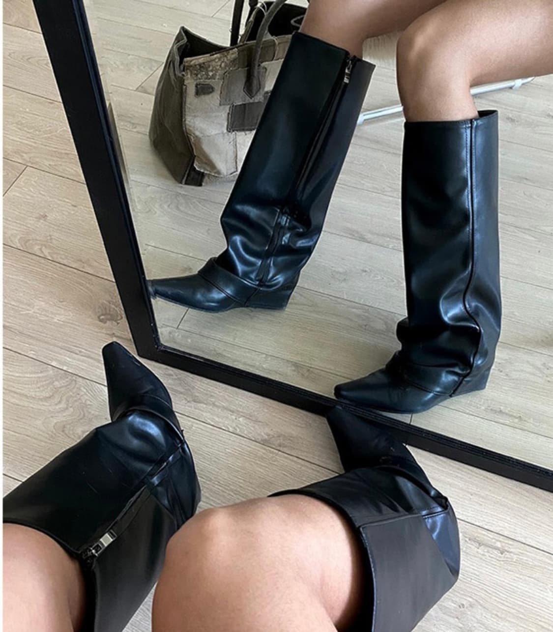 스틸레토 롱부츠 상품이미지3