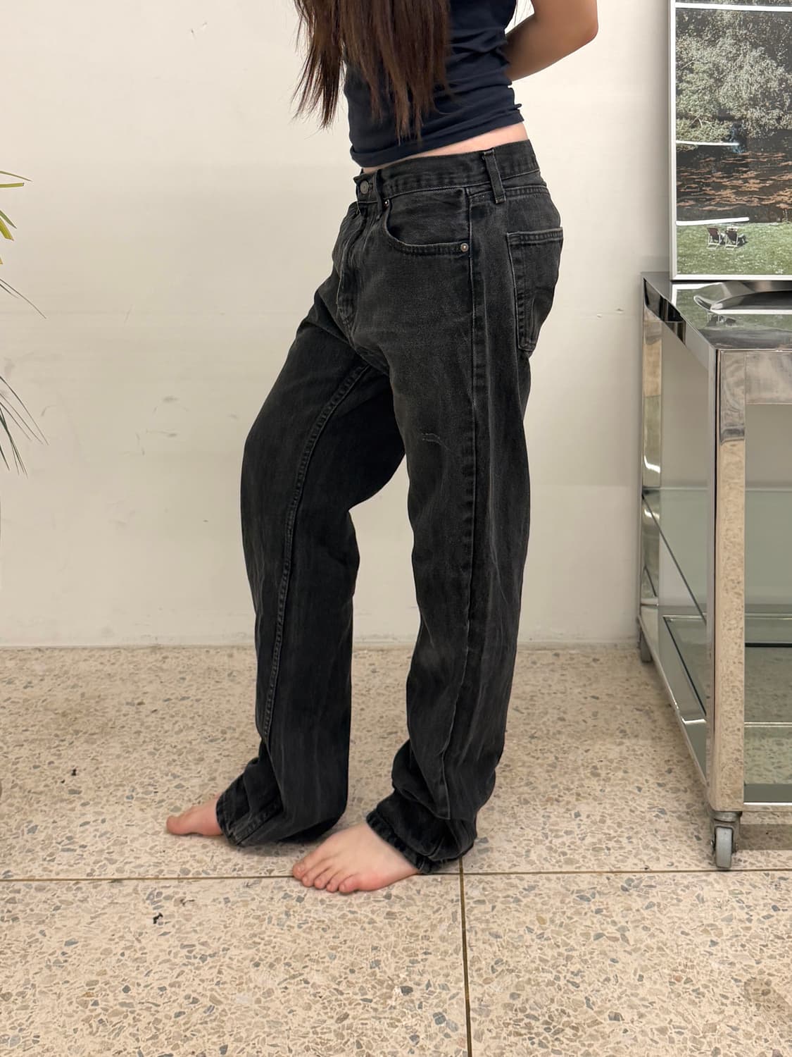 리바이스 505 레귤러 스트레이트 블랙 상품이미지3