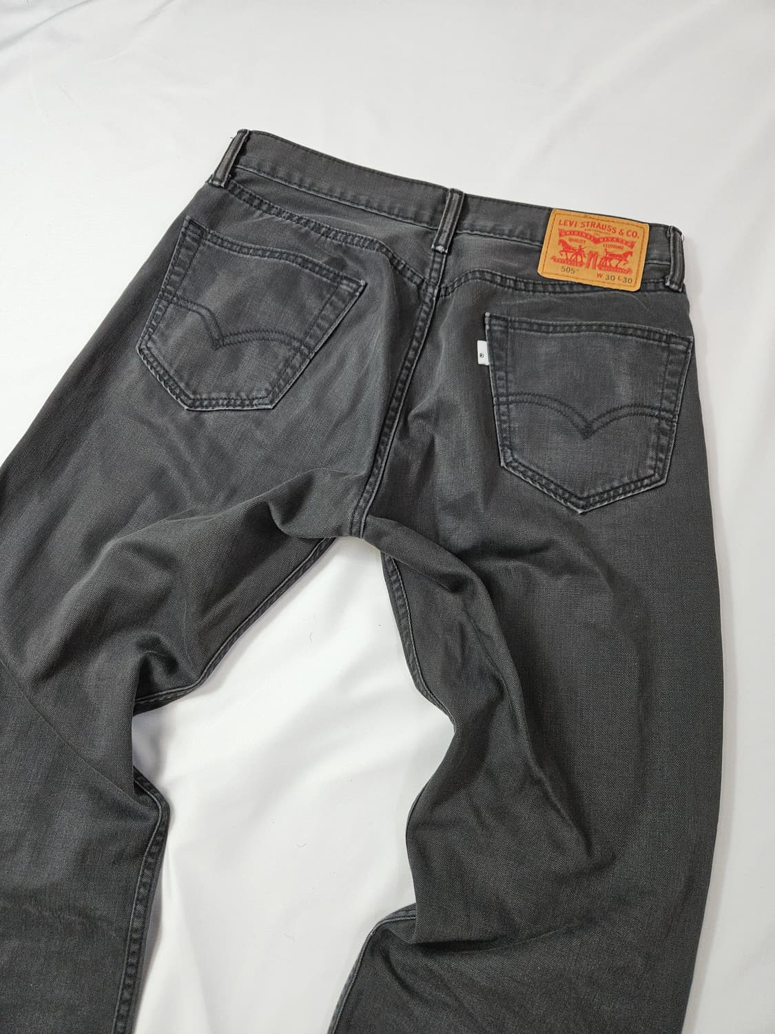 리바이스 505 화이트탭 그레이진 데님팬츠 청바지 빈티지 30 상품이미지2