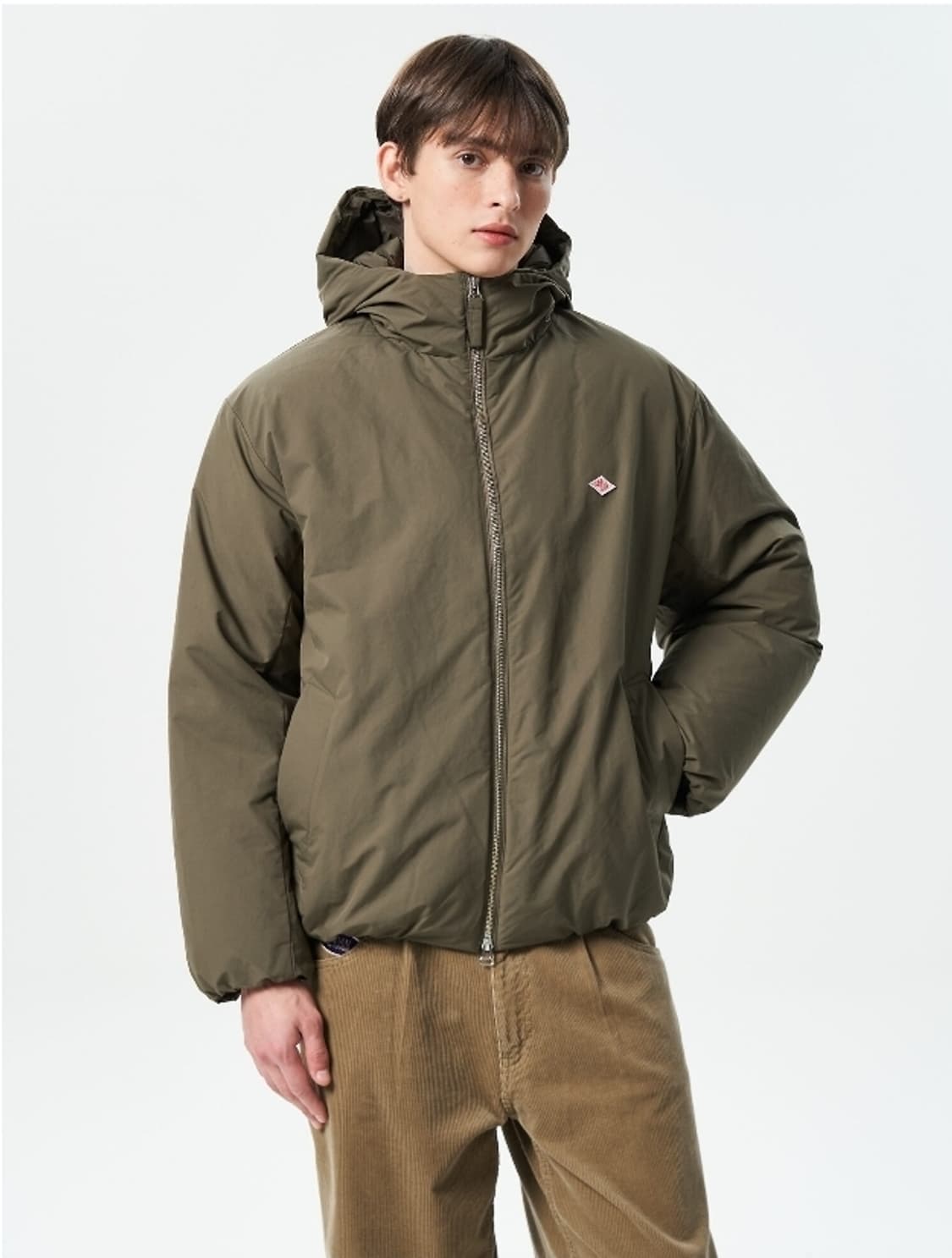 단톤 다운 후디 - Olive(3사이즈) 상품이미지1