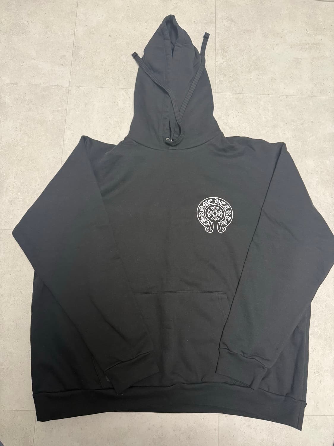 [XXL] 크롬하츠 홀스슈 후드 블랙 뉴욕 상품이미지2