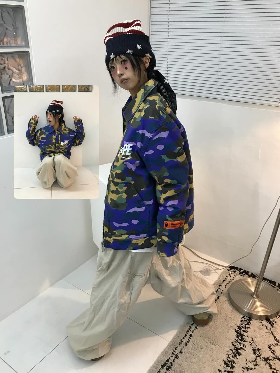 베이프 X 헤론 프레스톤 워크자켓 ( 미친 대장 새상품 )  상품이미지3