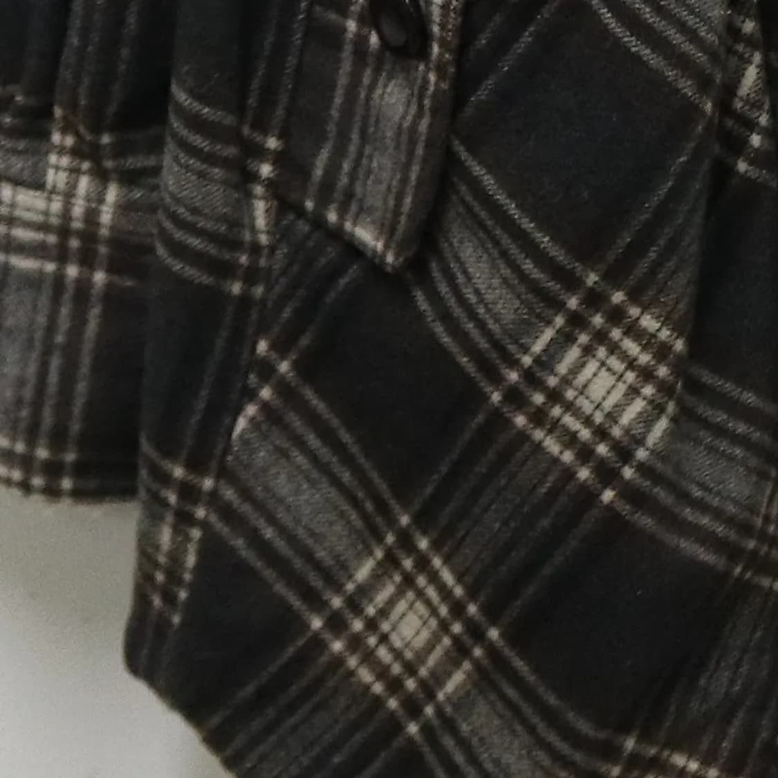 OSMOSIS 울 혼방 체크 케이프 자켓 63567 상품이미지6
