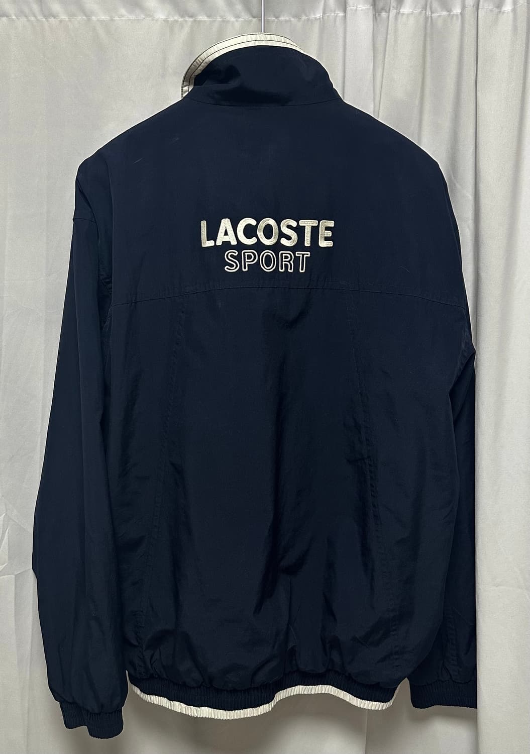 no.172 라코스테 로고라인 블루종자켓 100 상태굿🙂 상품이미지7