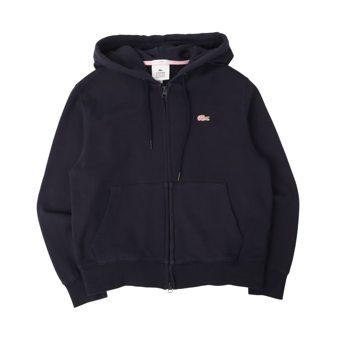 라코스테 우먼스 네이비 후드집업 상품이미지1