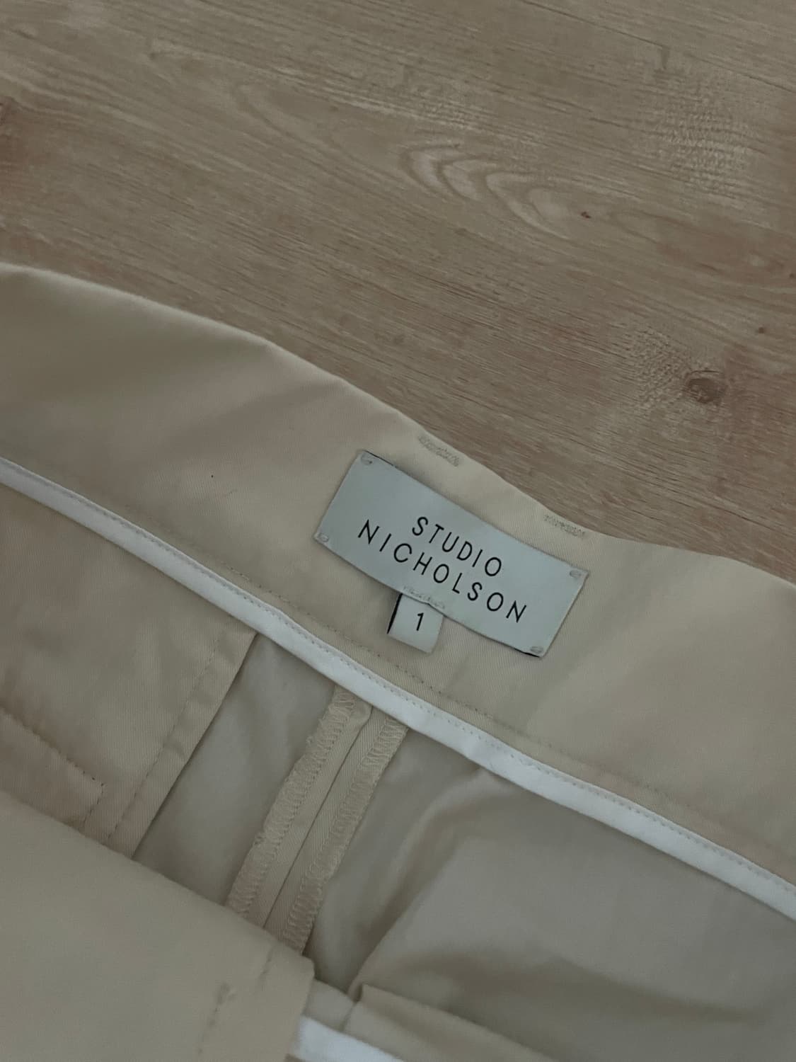 스튜디오 니콜슨 니카팬츠 1사이즈 도브색상 상품이미지5