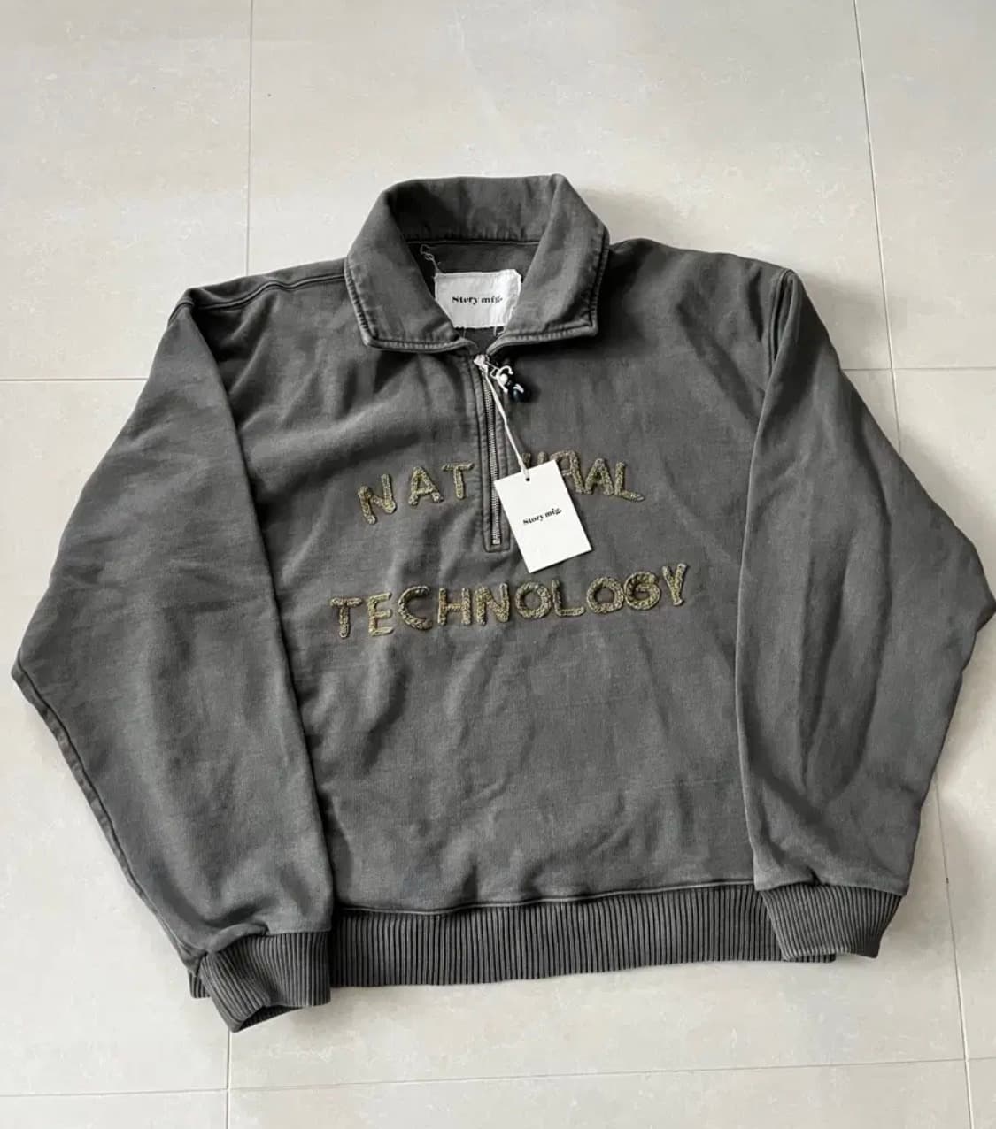 Storymfg 하프집업 풀오버 상품이미지1