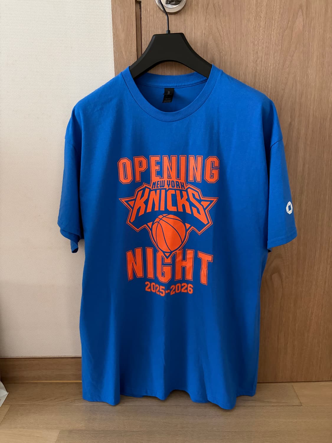 뉴욕 닉스 25-26 홈 오프닝 나이트 티셔츠 상품이미지1