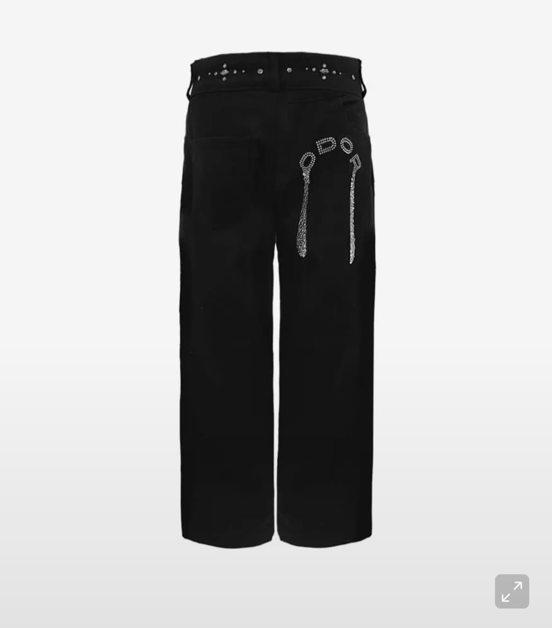 오도어 크리스 스터드 팬츠 1사이즈 상품이미지1