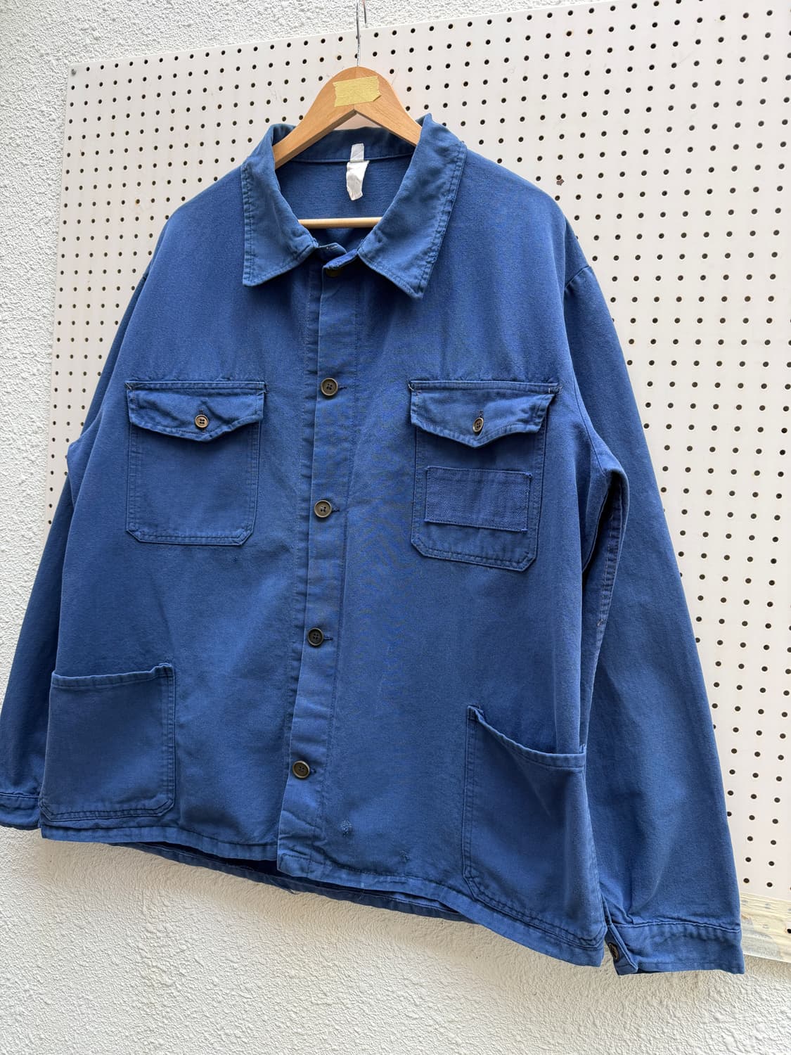 WASHED BLUE BELTED 4 POCKET 빈티지 프렌치워크자켓 상품이미지4
