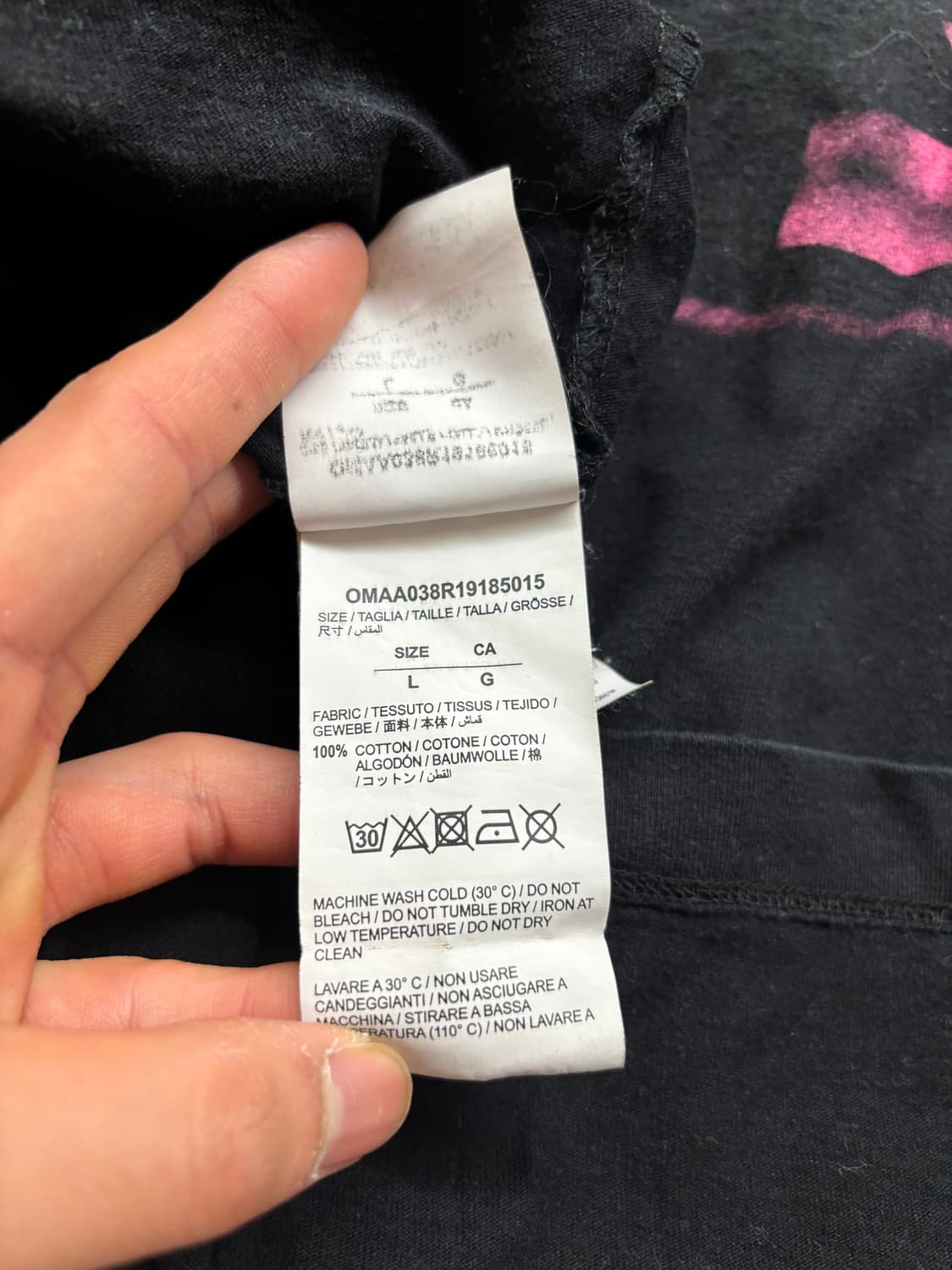 오프화이트 2019 "IMPRESSIONISM" 티셔츠 상품이미지9