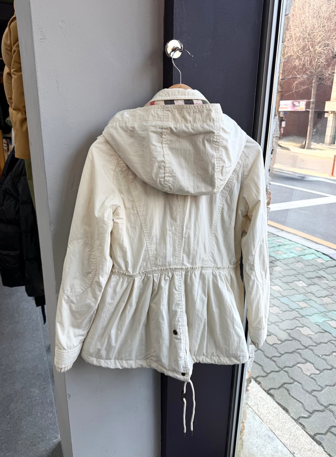 UK8/ 버버리 후디드 트렌치 경량패딩 자켓 상품이미지6