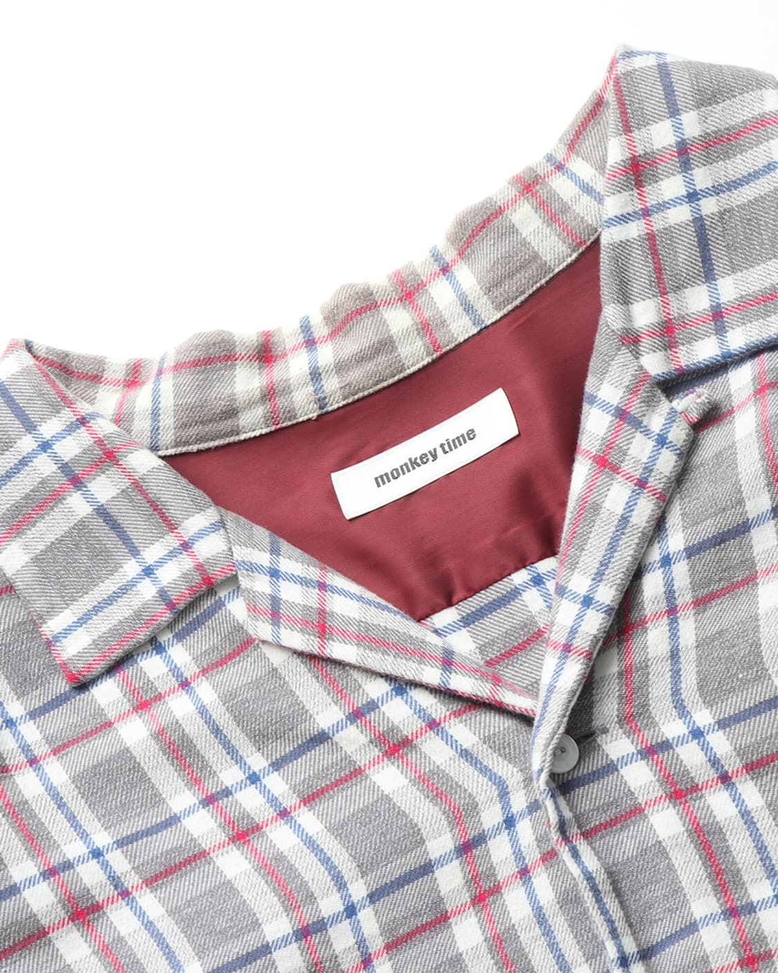 monkey time Flannel Open Collar Shirt 상품이미지7