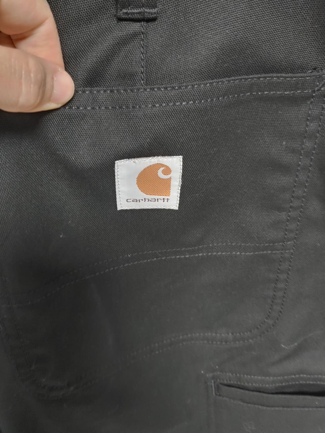 칼하트 블랙 싱글니  바지 최고좋음  -33사이즈 상품이미지4