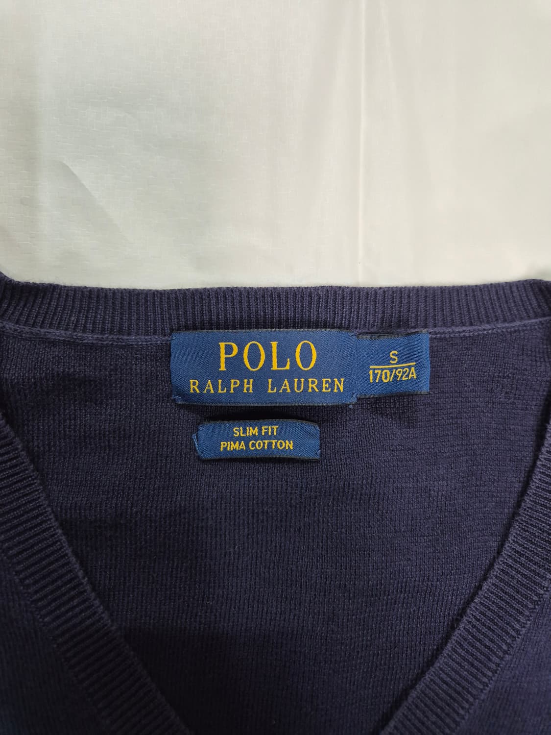 폴로 피마코튼 브이넥 니트 상품이미지2