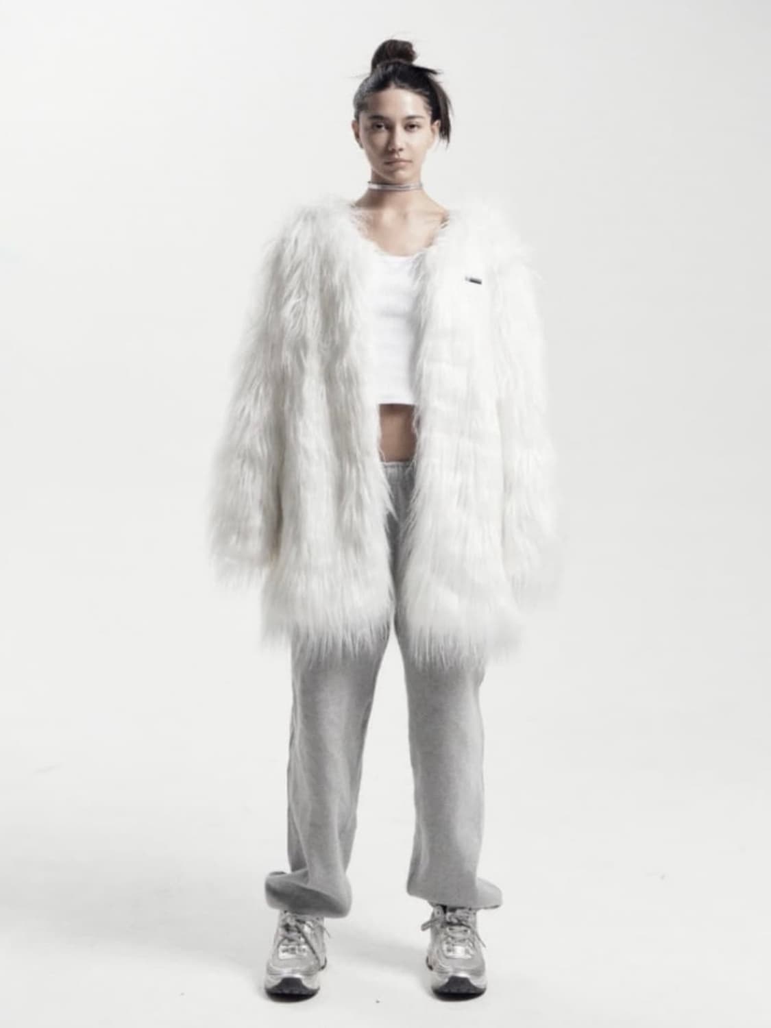 오도어 화이트 퍼 자켓 상품이미지2