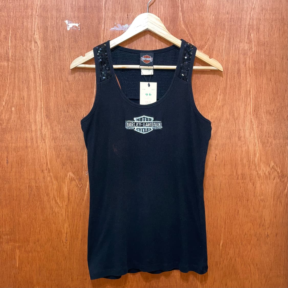 (XL) Harley Davidson 할리 자수 슬리브리스 나시 상품이미지1