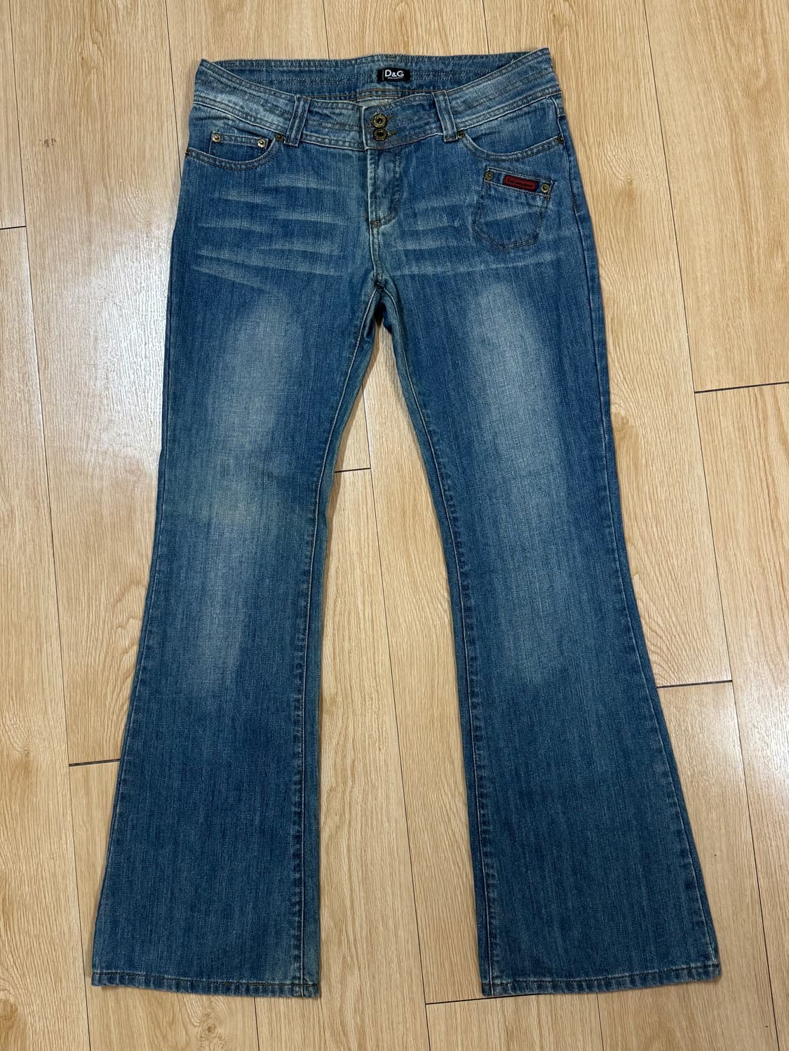 돌체앤가바나 2000s 워싱 부츠컷 플레어진 상품이미지3