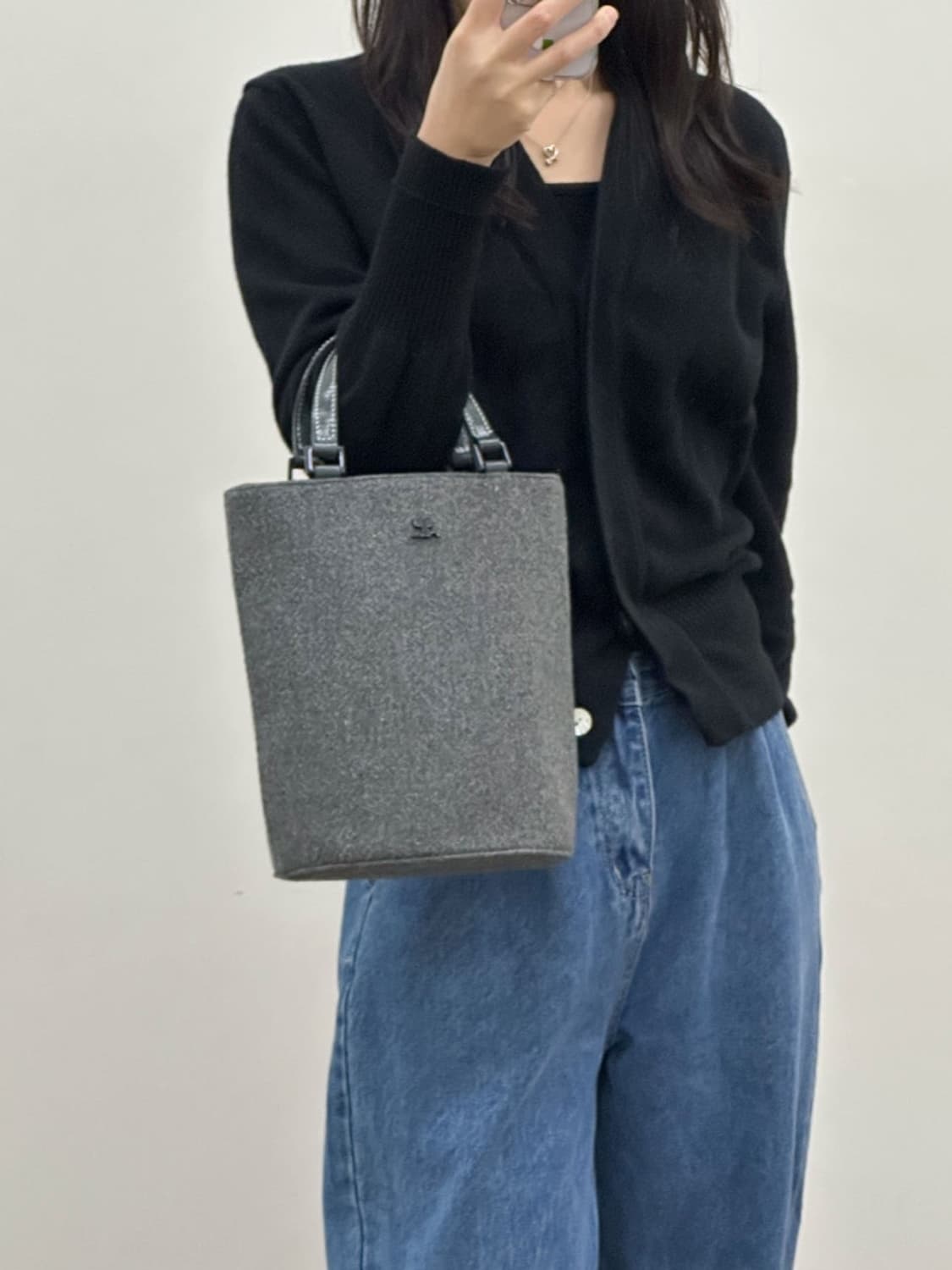 courreges / 꾸레쥬 챠콜 토트백 상품이미지1